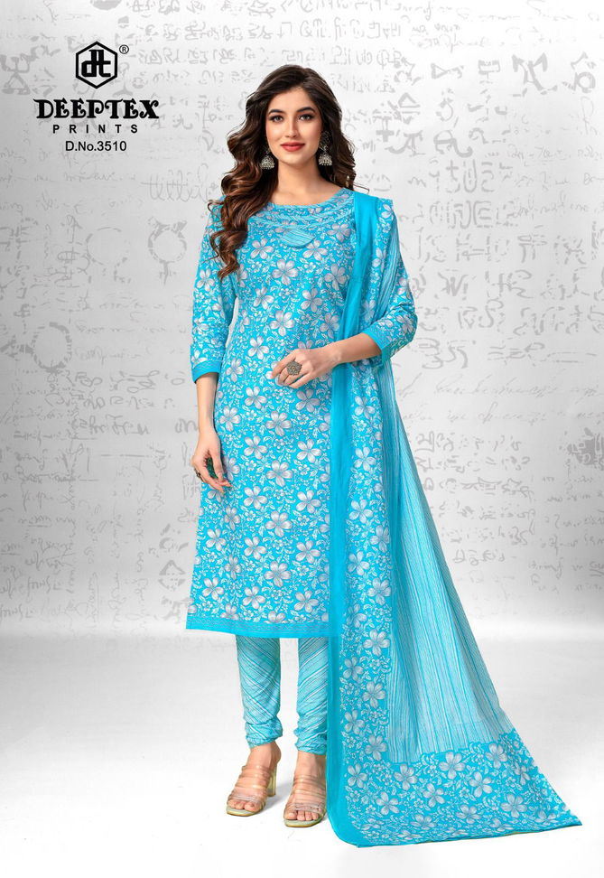 Deeptex Chief Guest Vol 35 Cotton Dress Material Wholesale Shop In Surat
